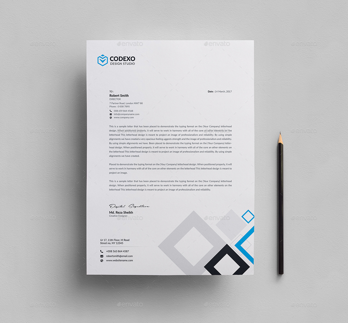 Letterhead, Print Templates GraphicRiver